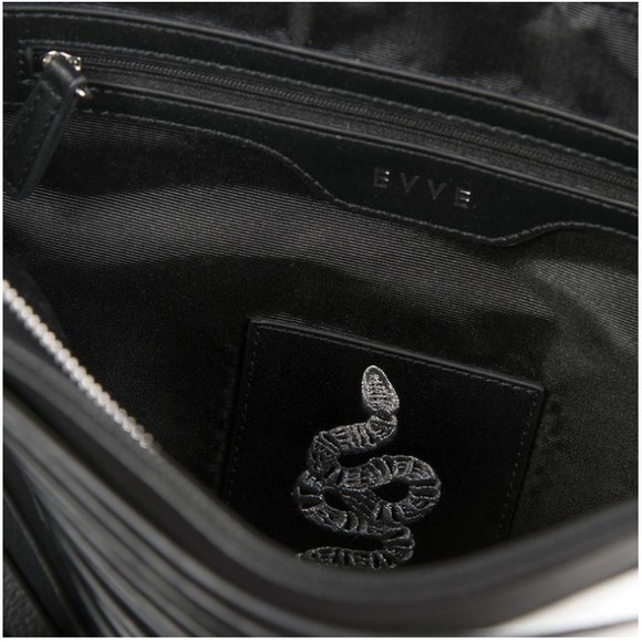 EVVE Milano Chicago Black & White Tote - NWT - Picture 8 of 12